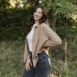 NORDLICHT Cord Bluse Ruby aus 100% Bio-Baumwolle