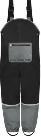 normani Regenhose Kinder Regenhose mit Hosenträgern Waller Ungefütterte Matschhose Latzhose Überziehhose mit Brusttasche