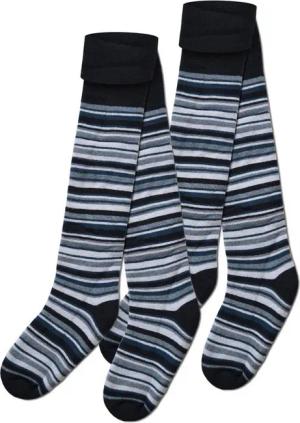 normani Strumpfhose 2 Stück Kinder-Thermostrumpfhose RINGEL (2 St) mit Frotteefütterung