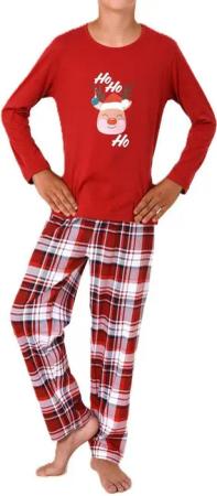 Normann Pyjama Kinder Weihnachts Schlafanzug UNISEX Pyjama mit Renntier Motiv
