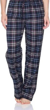 Normann Relaxanzug Normann Damen Schlafhose aus Flanell Schlafanzug Hose kariert