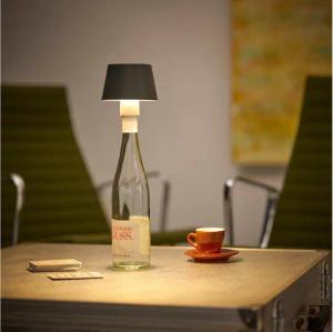 Northpoint LED Außen-Tischleuchte Flaschenlampe mit Touchsensor & Akku Dimmbar