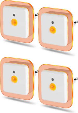 Northpoint LED Nachtlicht Bernsteinweißes Licht mit Bewegungs- oder Dämmerungssensor