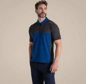 NosiLife Golf Avro Polohemd mit kurzem Ärmel für Herren