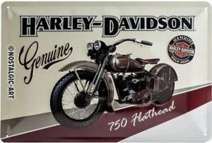 Nostalgic-Art Metallschild Blechschild 20 x 30cm - Harley-Davidson - Flathead