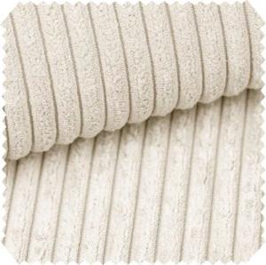 novely® Stoff PORTO - Polsterstoff in Breitcord-Optik - Ultraweicher Möbelstoff, Samtige Haptik, Reißfest, Fusselfrei, Robust, Meterware, 1lfm