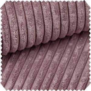 novely® Stoff PORTO - Polsterstoff in Breitcord-Optik - Ultraweicher Möbelstoff, Samtige Haptik, Reißfest, Fusselfrei, Robust, Meterware, 1lfm