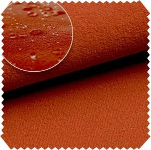 novely® Stoff TRITON - Wasserabweisender Microfaser Velours-Möbelstoff Wildleder-Opt, Wasserfest, Schmutzabweisend, Meterware, 1lfm