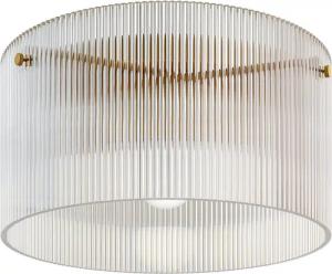 Novzep Deckenleuchten Deckenlampe mit Acryllampenschirm, Metall, Halogen&LED-kompatibel