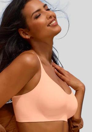 NUANCE Bralette-BH Damen pfirsich Gr.S (38)