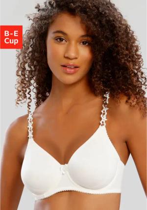 NUANCE T-Shirt-BH Damen creme Gr.85E