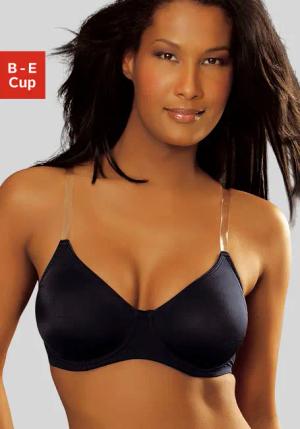 NUANCE T-Shirt-BH Damen schwarz Gr.80C