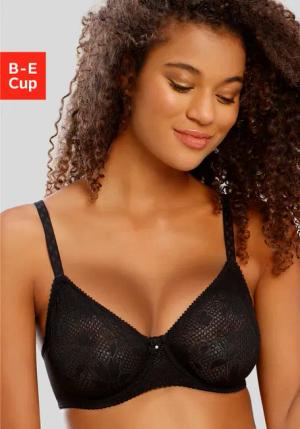 NUANCE T-Shirt-BH Damen schwarz Gr.95E