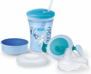NUK Babyflasche NUK 3-in-1 Trinklernset Trainer Cup, Magic Cup, Action Cup