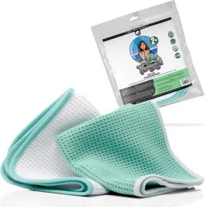 Nuke Guys Putztücher Mikrofaser Waffeltuch - 35x35 cm 2er Pack Mikrofasertuch (Mikrofaser, 35x35 cm, Set, 2-tlg., Mikrofasertücher 35x35, Reinigungstuch - Streifenfrei - Lackschonend - Fensterputztuch)