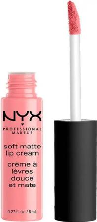 NYX Lippenstift Professional Makeup Soft Matte Lip Cream, mit natürlichen Inhaltstoffen