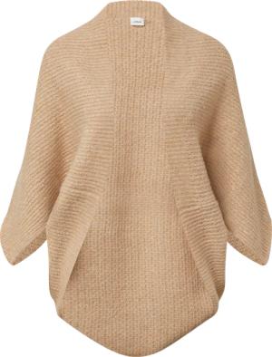 O-Shape-Poncho aus Wollmix