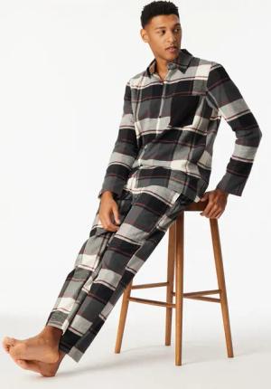 Oberhemd langarm Flanell Karos multicolor - Mix+Relax 54