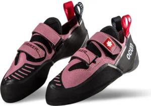 Ocún Striker QC Kletterschuh, rosa Mikrofaser, 4mm Sohle, Klettverschluss