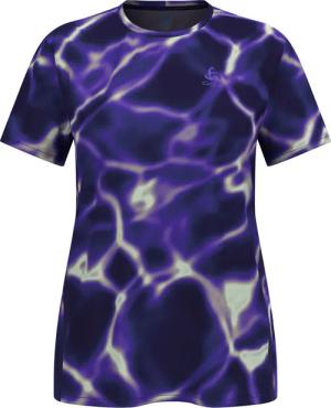 Odlo Damen Zeroweight Chill-Tec Print T-Shirt