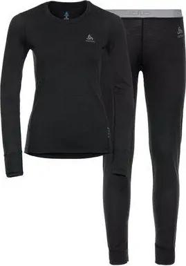 Odlo Merino 200 Set Pullover / Strümpfe Set Schwarz Damen