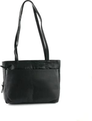 Okso Schultertasche schwarz