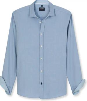 OLYMP Casual, Freizeithemd, regular fit, Blau, Kent, XL