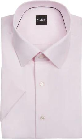 OLYMP Comfort Fit, Elastisches Twill-Kurzarmhemd