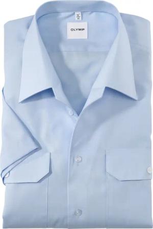 OLYMP Feuerwehr, Diensthemd, comfort fit, Blau, Kurzarm, Reverskragen, 48