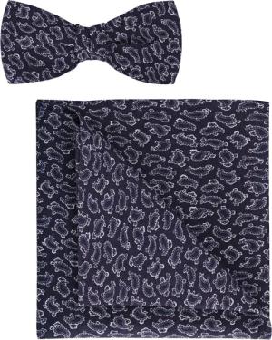 OLYMP Fliege/Einstecktuch Set, Blau