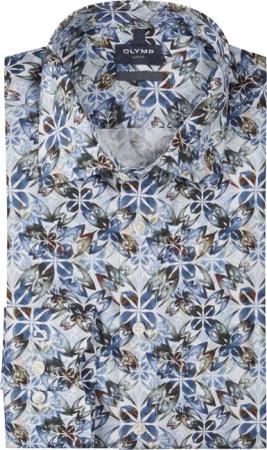 OLYMP Luxor, Modern Fit, Hemd mit floralem Print, Extralang