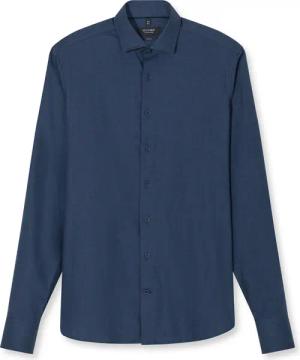 OLYMP SIGNATURE Casual, Premium Hemd, tailored fit, Blau, Extra langer Arm, Kent, 43