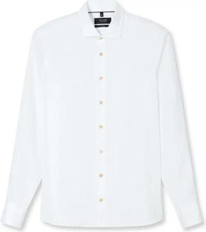 OLYMP SIGNATURE Casual, Premium Leinenhemd, tailored fit, Beige, Kent, 38