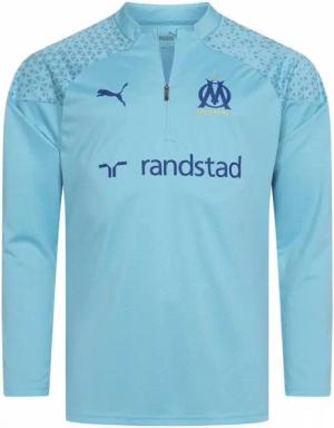 Olympique Marseille PUMA Training 1/4-Zip Kinder Sweatshirt 771918-21