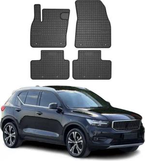 OMAC Auto-Fußmatten für Volvo XC40 2017-2025 Gummimatten Schwarz 4 tlg (4 St), für Volvo XC40 2017-2025 Volvo XC40 2017-2025, Antirutsch,Wasserfest,Einfache Installation