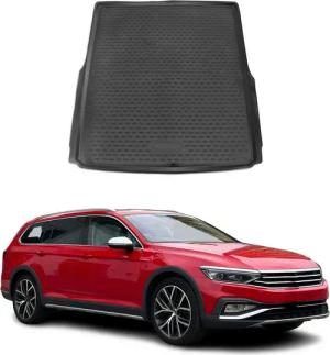 OMAC Kofferraummatte Kofferraumwanne für VW Passat B8 Variant 2014-2023 Gummi TPE (1 St), für VW Passat B8 Variant 2014-2023 VW Passat B8 Variant 2014-2023, Einfache Installation,Antirutsch,Leicht zu reinigen,Leichtgewicht