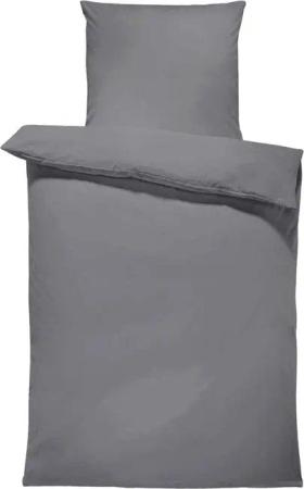 One Home Bettwäsche Unifarben Einfarbig, Renforcé, 4 teilig, Baumwolle mit Reißverschluss, Normalgröße