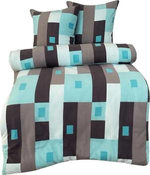 One Home Bettwäsche Winter Fleece, Fleece, 4 teilig, modern und kariert, kuschelig flauschig warm weich Winter Normalgröße