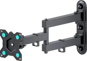 ONKRON TV-Wandhalterung 10-35 Zoll, bis 20 kg, VESA 75x75-100x100, R4-B, (bis 35,00 Zoll, drehbar, schwenkbar, neigbar, ausziehbar, Kabelmanagement)