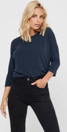 ONLY 3/4-Arm-Shirt ONLGLAMOUR 3/4 TOP JRS NOOS Materialmix, loose fit