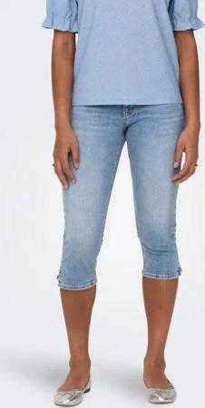 ONLY 7/8-Caprijeans ONLBLUSH MW SLIT CAP SHORTS DNM DOT NOOS