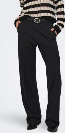 ONLY Anzughose "ONLPOPTRASH LIFE MW STRAIGHT PANT PNT" Viskosemischung