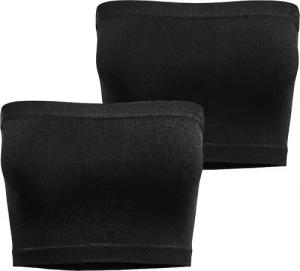 ONLY Bandeau-BH "ONLVICKY RIB SEAMLESS 2-PACK BANDEAU TOP" Packung, 2er-Pack, 2 Stk.