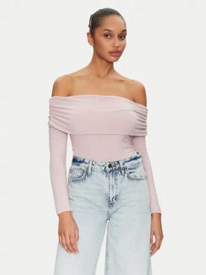 ONLY Bluse Glamour 15339759 Rosa Slim Fit