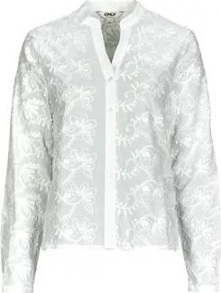 Only  Blusen ONLCARMEN FR L/S 3D EMB SHIRT