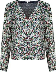 Only  Blusen ONLDANIELLE FR L/S V-NECK LUREX TOP PTM