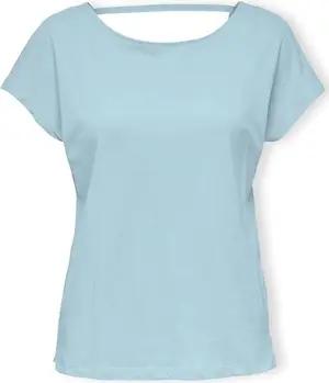 Only  Blusen Top May Life S/S - Clear Sky