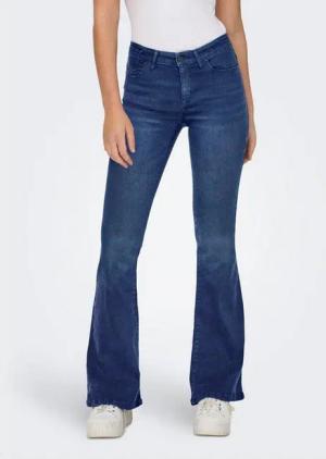 ONLY Bootcut-Jeans B1000 Jeans Bootcut Damen Hose High Waist Flared Schlaghose weite Jeanshose