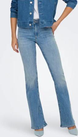 ONLY Bootcut-Jeans "ONLANN MID FLARED DNM SOO611 NOOS"