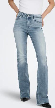 ONLY Bootcut-Jeans "ONLBLUSH MID WAIST FLARED DNM BOX"